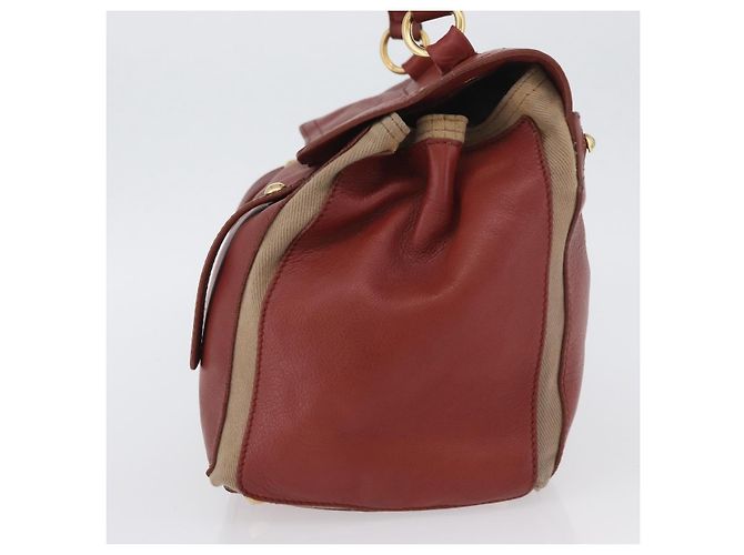 Saint Laurent Muse Two Leather Medium Rot - Ansicht 3