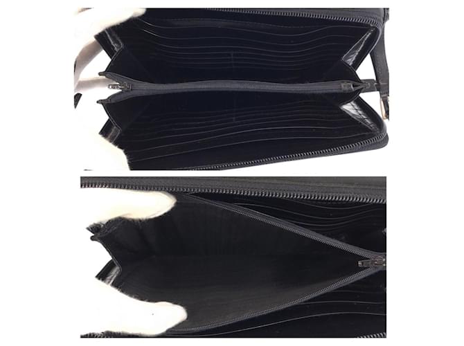 Borsa a Spalla Prada Nylon Tessuto Triangle Logo Nero - vista 9