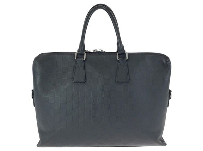 Porte Documents Jour in pelle Louis Vuitton Nero - vista 2