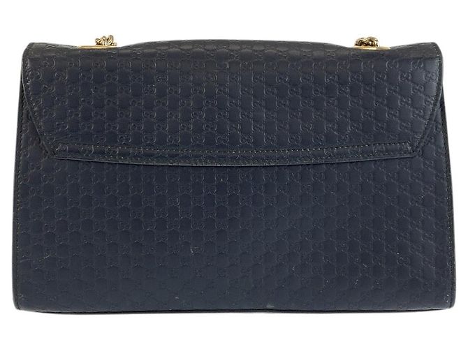 Borsa a tracolla Gucci Leather Emily Horsebit Blu - vista 2