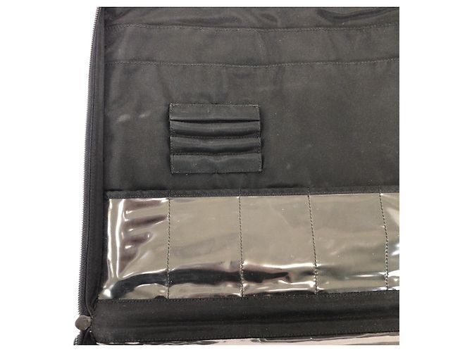 Valigetta in nylon Tessuto con logo Prada Nero - vista 5
