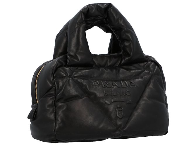 Borsa in Pelle Prada Nera Borsa da Donna Nero - vista 2