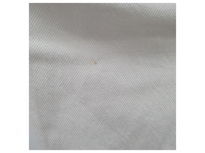 Vaqueros Mece Beaten de pierna recta en algodón blanco Acne Studios Crudo - vista 4