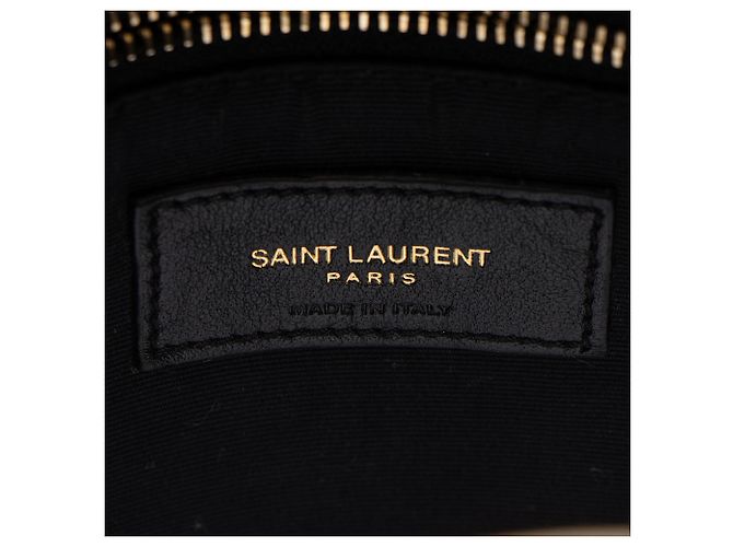 Saint Laurent Metallic Matelasse Lammleder Monogramm Joe Rucksack Golden Metallisch - Ansicht 8