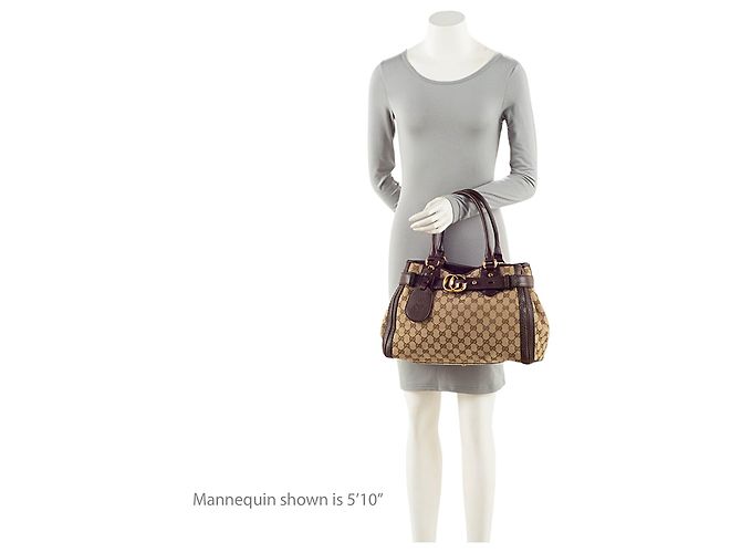 Tote Medium Gucci GG Canvas Marrone Beige - Ansicht 5