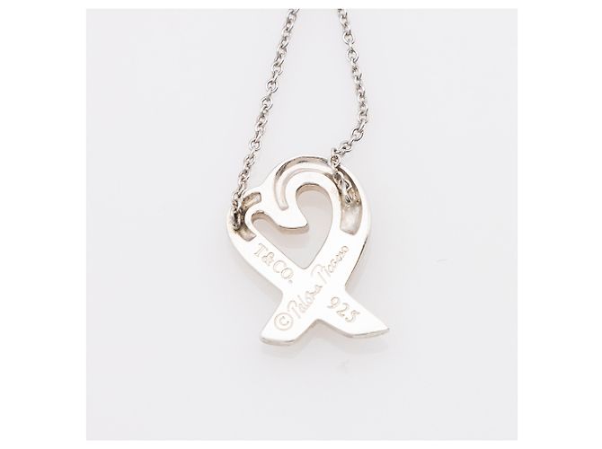 Collana Paloma Picasso in argento sterling con cuore d'amore di Tiffany & Co. Metallico - vista 4
