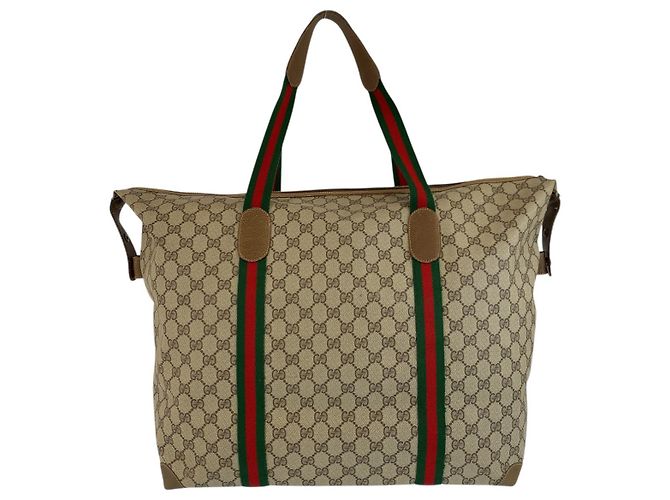 Gucci Vintage GG Supreme Canvas Boston Tote - Ansicht 2