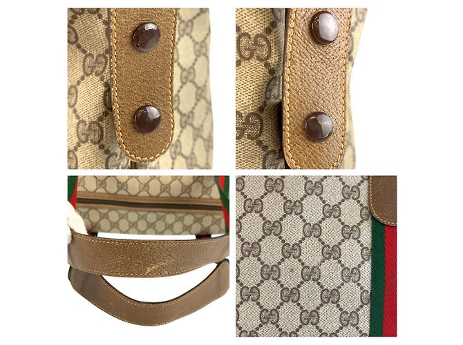 Gucci Vintage GG Supreme Canvas Boston Tote - Ansicht 5
