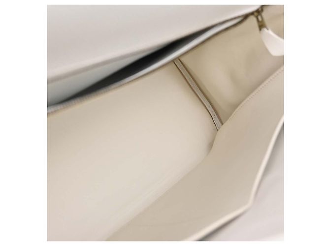 Hermès Hermes Kelly Light Epsom con Gold Hardware 35 Bianco - vista 3