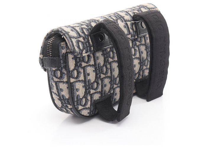 Pochette Saddle en toile Dior - vue 5
