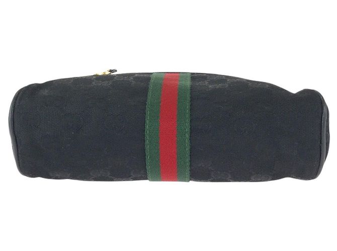 Borsa a tracolla Gucci GG Canvas e pelle Nero - vista 10