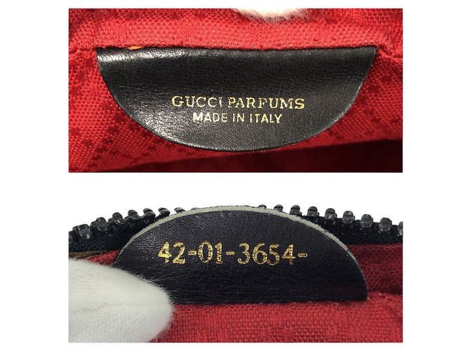 Borsa a tracolla Gucci GG Canvas e pelle Nero - vista 4