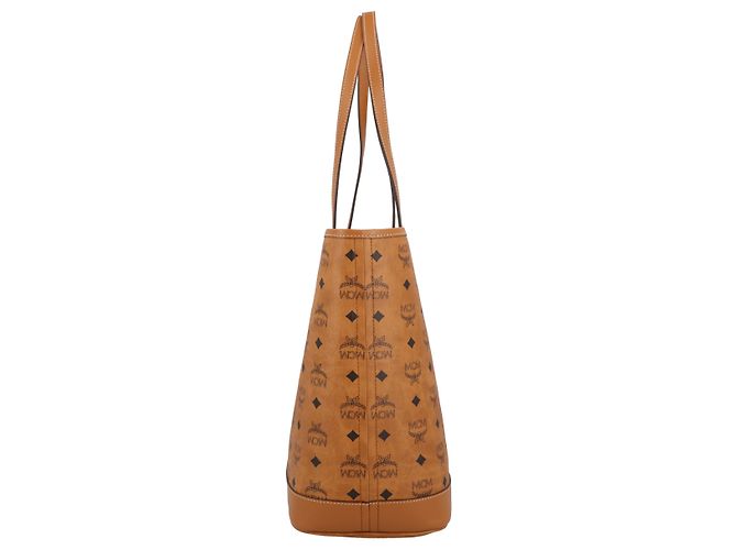 MCM Neuer Liz Shopper Medium en Visetos beige Monogram bolso de mano para mujer - vista 3
