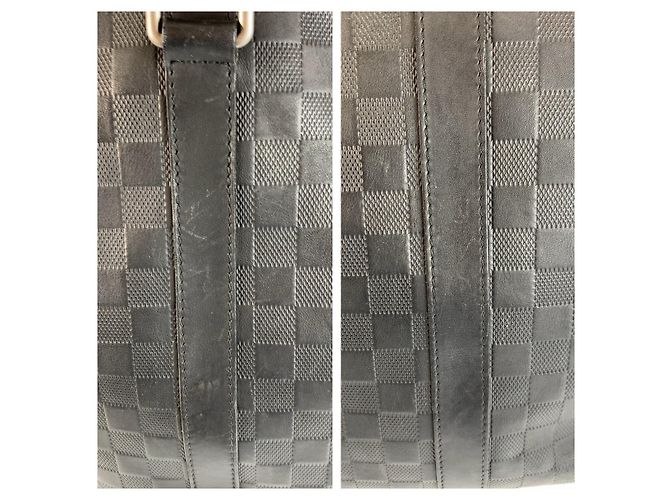 Tote Louis Vuitton Damier Infini Tadao PM Nero - vista 6
