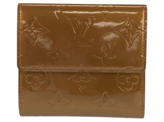 Portafoglio Compatto Louis Vuitton Vernis Marrone - vista 2