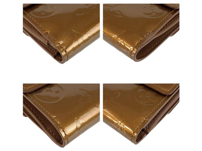 Portafoglio Compatto Louis Vuitton Vernis Marrone - vista 7