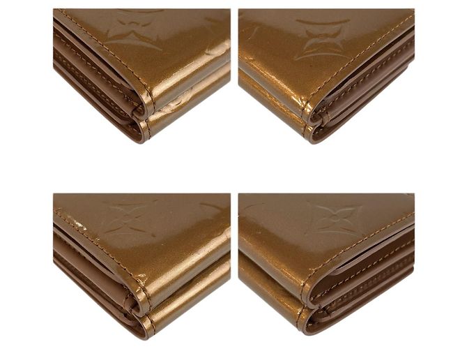 Portafoglio Compatto Louis Vuitton Vernis Marrone - vista 8