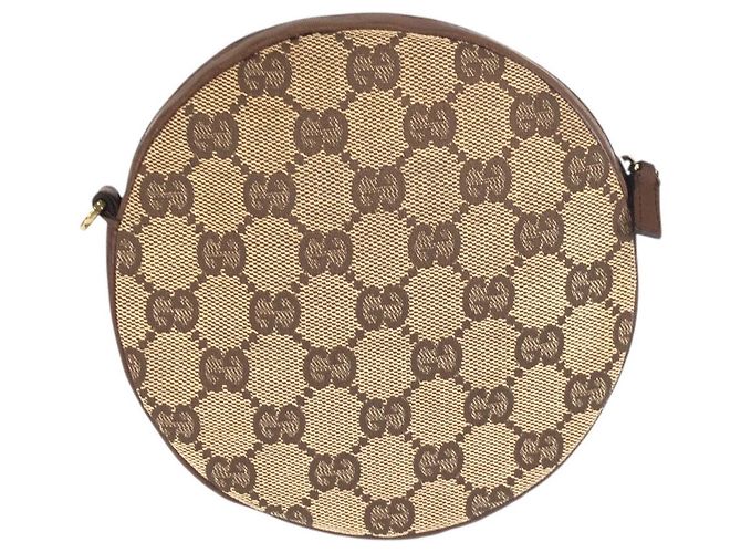 Borsa a Spalla Pochette in Tela GG Gucci Marrone - vista 2
