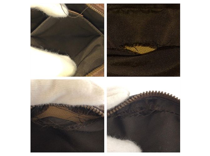 Borsa a Spalla Pochette in Tela GG Gucci Marrone - vista 5