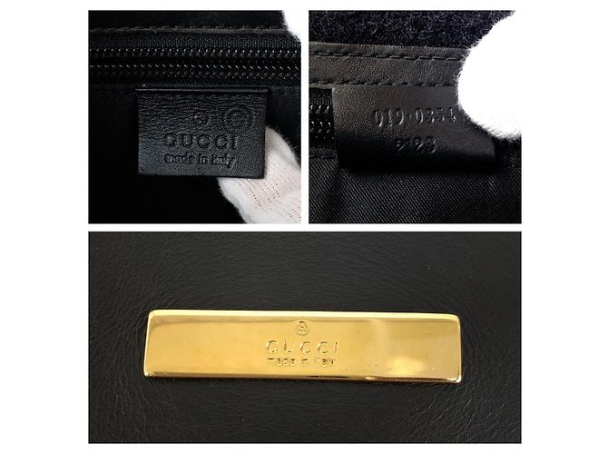 Borsa a tracolla Gucci GG Canvas e pelle Marrone - vista 4