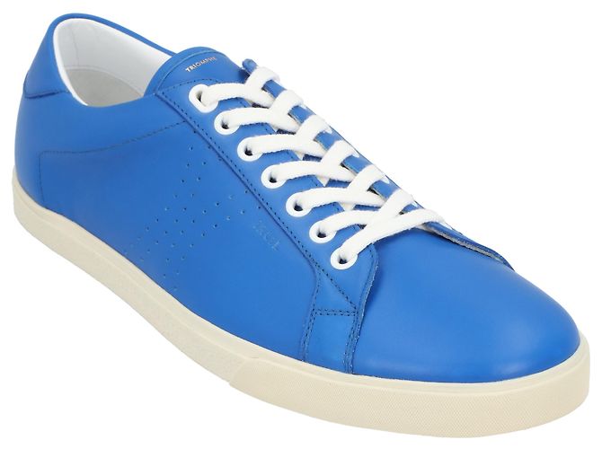 Céline Sneaker in pelle Celine Triomphe TR01L Blue - vista 2