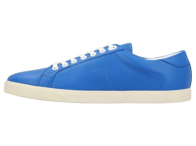 Céline Sneaker in pelle Celine Triomphe TR01L Blue - vista 3