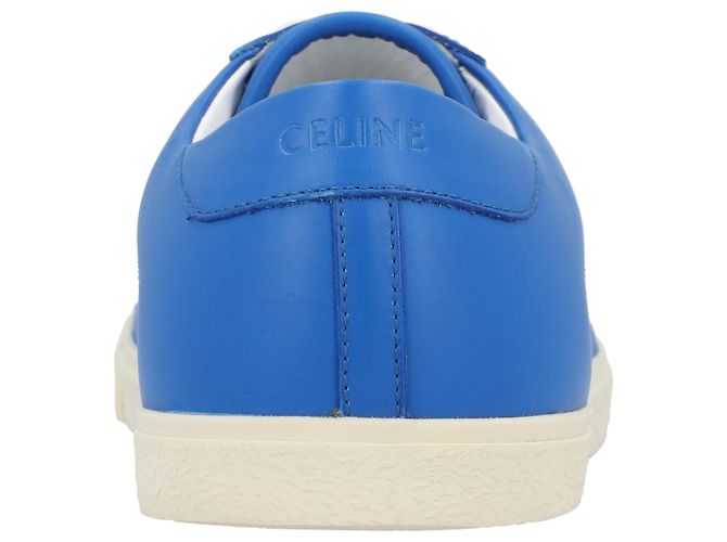 Céline Sneaker in pelle Celine Triomphe TR01L Blue - vista 4