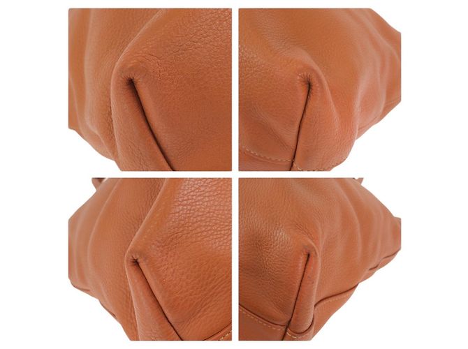 Prada Vitello Daino Leder 2way Tote Bag Braun - Ansicht 3