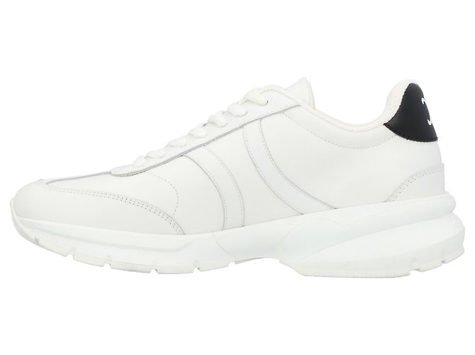 Triomphe Céline SNEAKER CON LACCI LOW RUNNER CR-02 CELINE IN CALFSKIN Bianco - vista 3