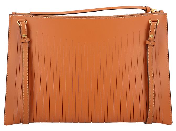Borsa a tracolla MCM Aren Medium in pelle nappa Marrone - vista 4