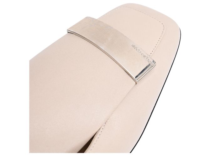 Mocassini Sergio Rossi SR1 Convertible in pelle di agnello beige - vista 10