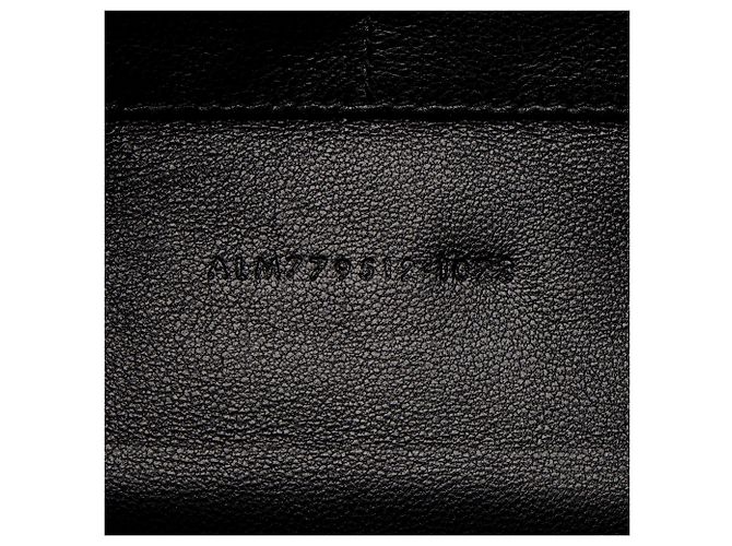 Saint Laurent Puffy Pouch in agnello Nero - vista 5