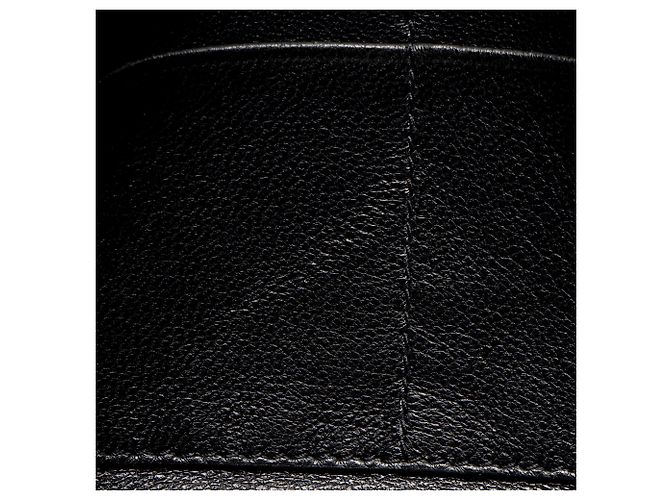 Saint Laurent Puffy Pouch in agnello Nero - vista 9
