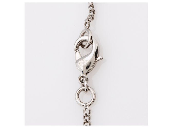 Gabrielle Collana Chanel Crystal CC Argento Metallico - vista 3