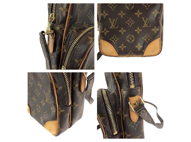 Borsa Messenger Louis Vuitton Monogram Amazon Marrone - vista 6