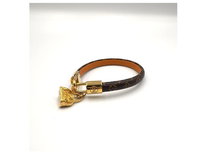Bracciale Louis Vuitton Alma Oro Marrone - vista 2