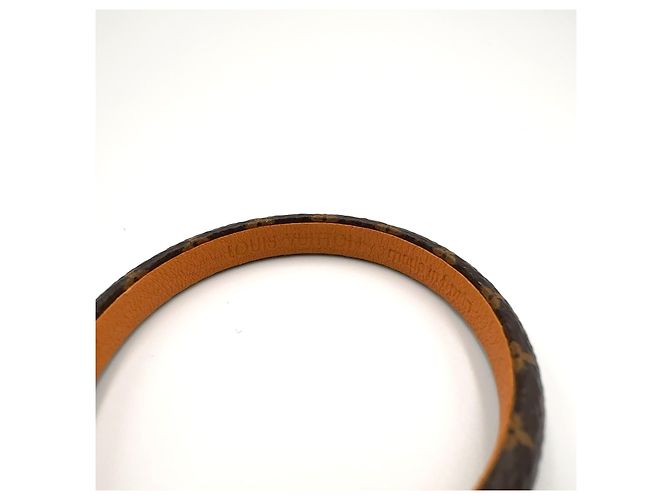 Bracciale Louis Vuitton Alma Oro Marrone - vista 3