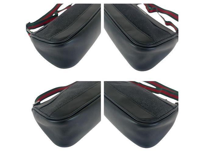 Pochette accessorio in pelle Gucci Nero - vista 3