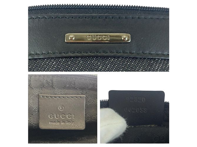 Pochette accessorio in pelle Gucci Nero - vista 4