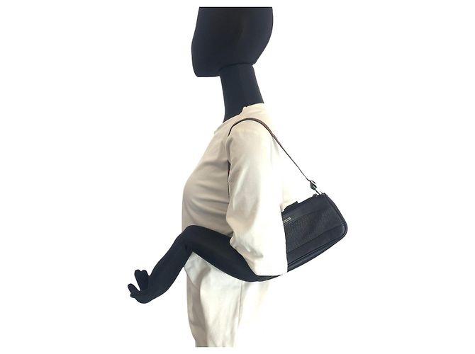 Pochette accessorio in pelle Gucci Nero - vista 7
