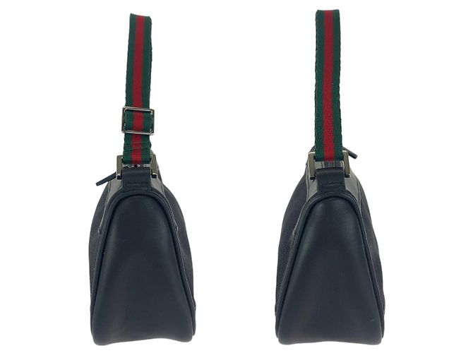 Pochette accessorio in pelle Gucci Nero - vista 8