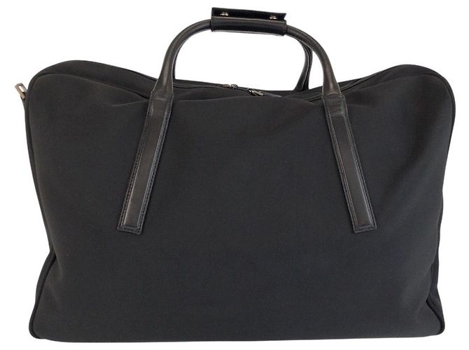 Borsa Boston Gucci in tela e pelle 2WAY Nero - vista 2