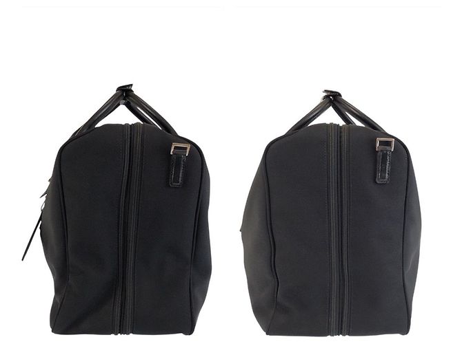 Borsa Boston Gucci in tela e pelle 2WAY Nero - vista 7