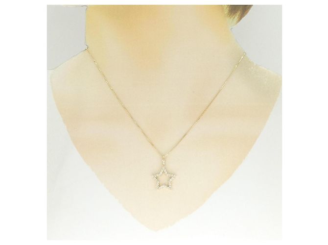 Autre Marque Collana con Diamanti Au750 D'oro - vista 6