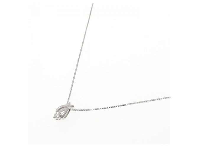 Autre Marque Collana in platino e diamanti Argento - vista 2