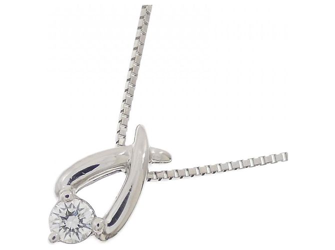 Autre Marque Collana in platino e diamanti Argento - vista 3