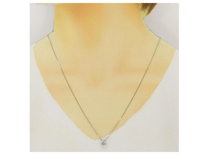 Autre Marque Collana in platino e diamanti Argento - vista 6