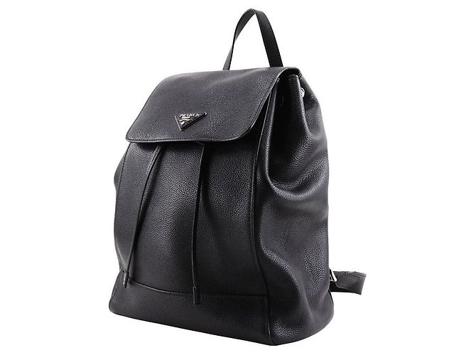 Prada 1BZ007 Calf 2way Backpack Black - view 3