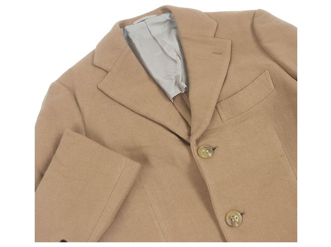 Autre Marque Langer Kaschmir Mantel Sartoria Ring Chester Coat Beige Kamel - Ansicht 2