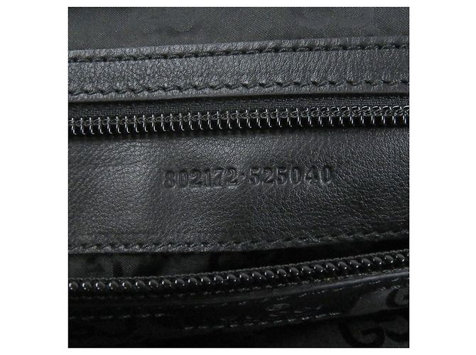 Gucci Sherry Line Nylon Tote Bag Schwarz - Ansicht 11